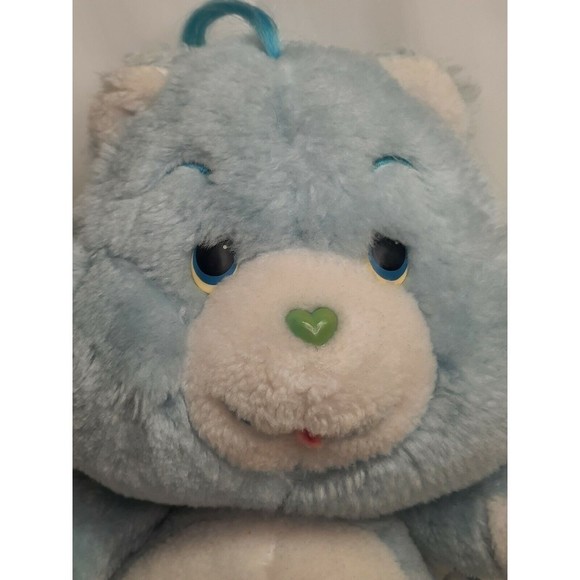 Vintage 1983 Kenner Blue Plush Baby Tugs Care Bear 10 Inch with Diaper - Picture 2 of 9